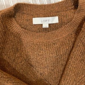 Loft pumpkin color sweater
